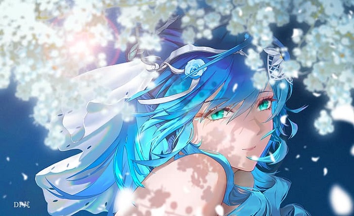 anime girl dp